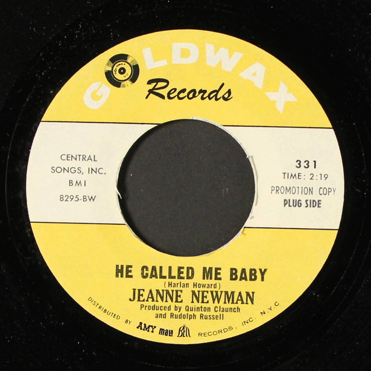 he called me baby / when will the good apples fall by JEANNE NEWMAN