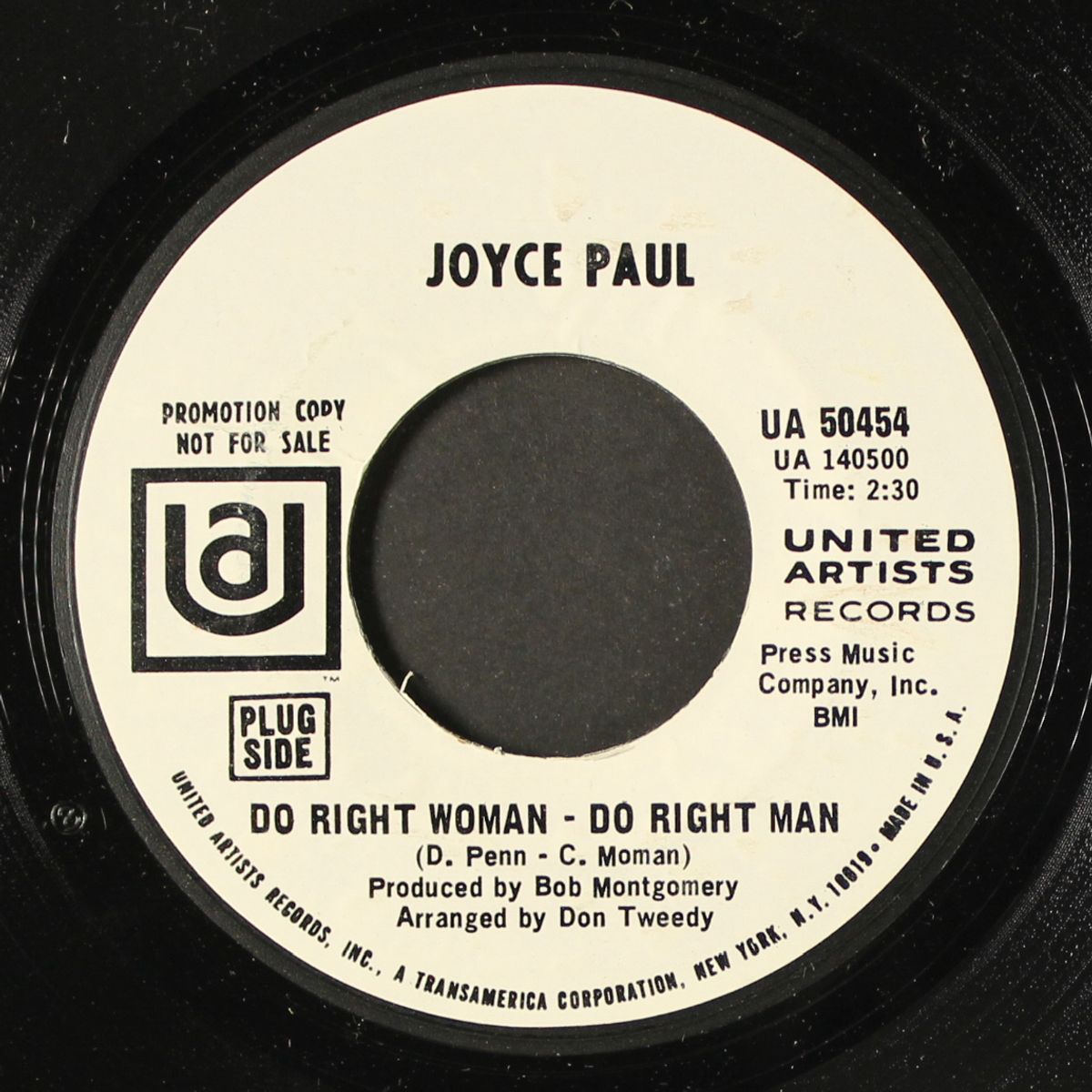 do right woman, do right man / you didn't come home last night by JOYCE PAUL