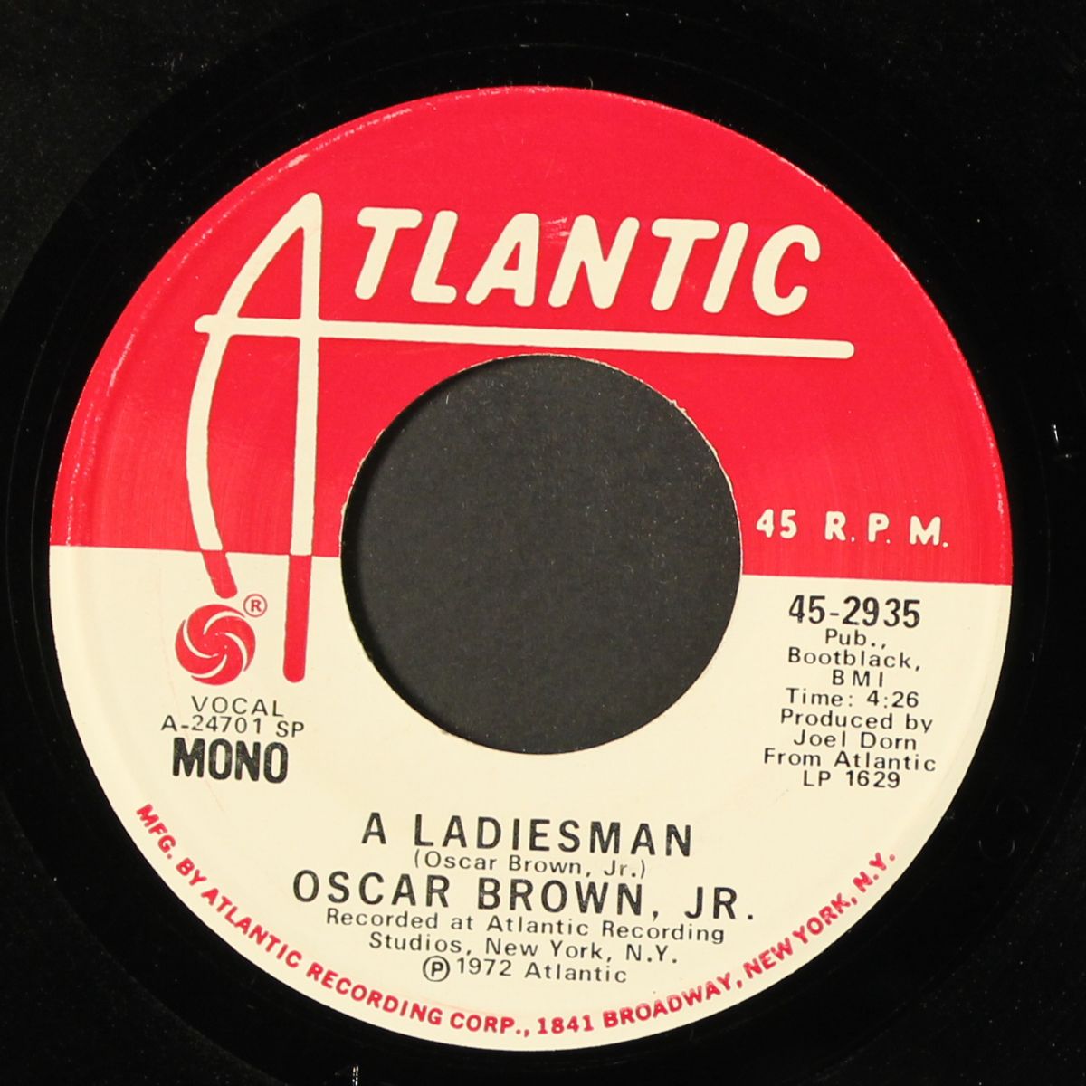 a ladiesman / mono by OSCAR BROWN, JR.