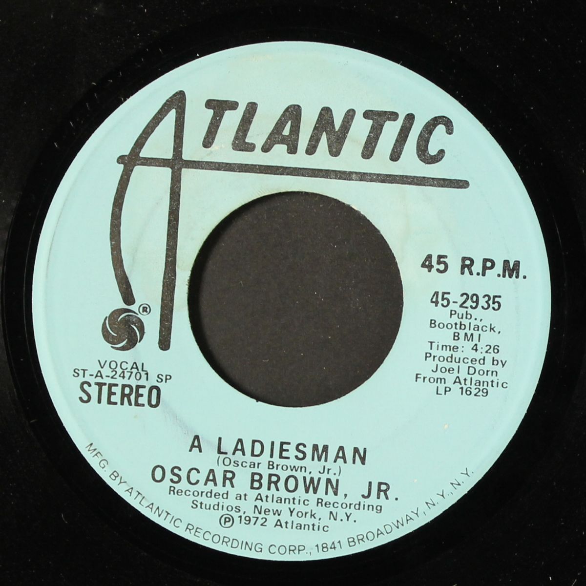 a ladiesman / mono by OSCAR BROWN, JR.