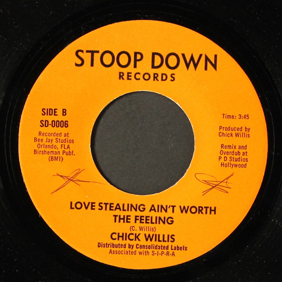 it's hard to get along / love stealing ain't worth the feeling by CHICK WILLIS