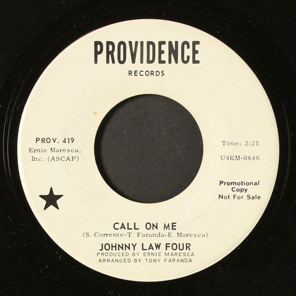 call on me / there ought to be a law by JOHNNY LAW FOUR