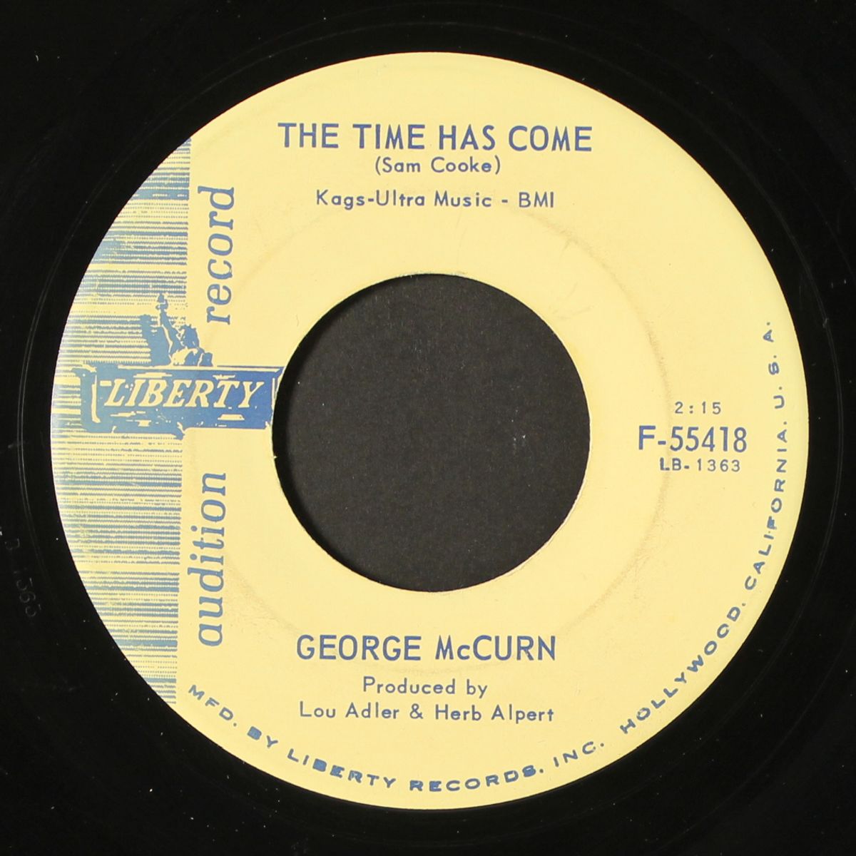 the time has come / your daugther's hand by GEORGE MCCURN