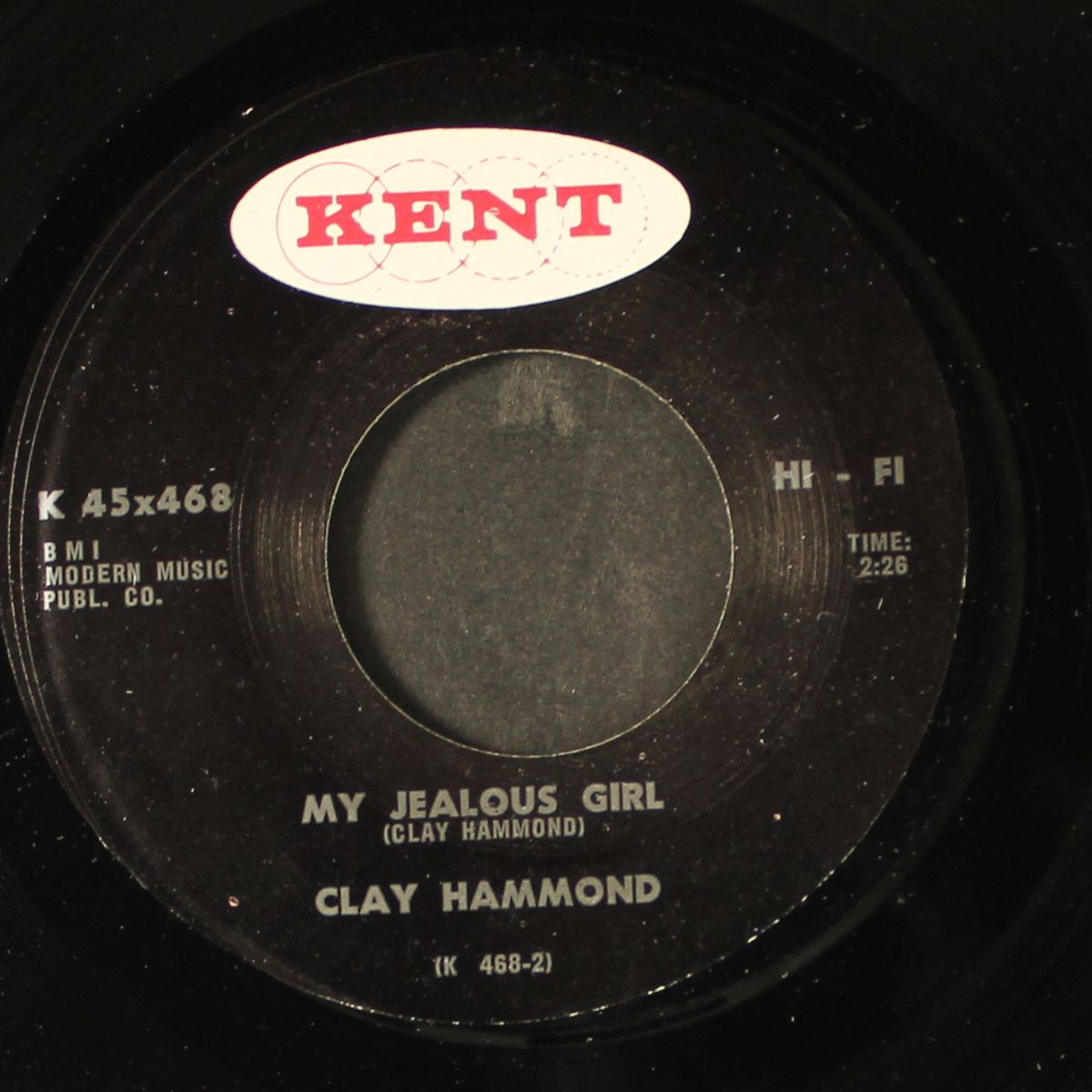 take your time / my jealous girl by CLAY HAMMOND