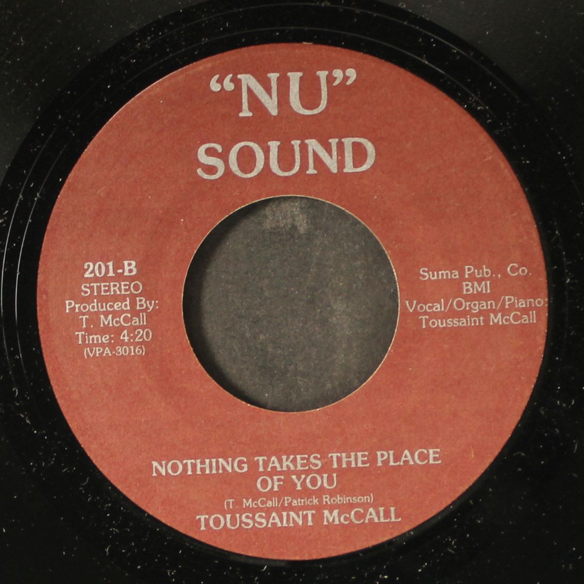 no one takes the place of you / nothing takes the place of you by TOUSSAINT MCCALL