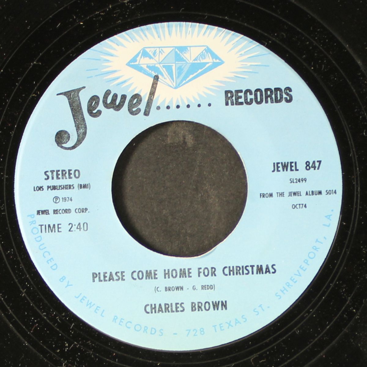 christmas in heaven / please come home for christmas by CHARLES BROWN