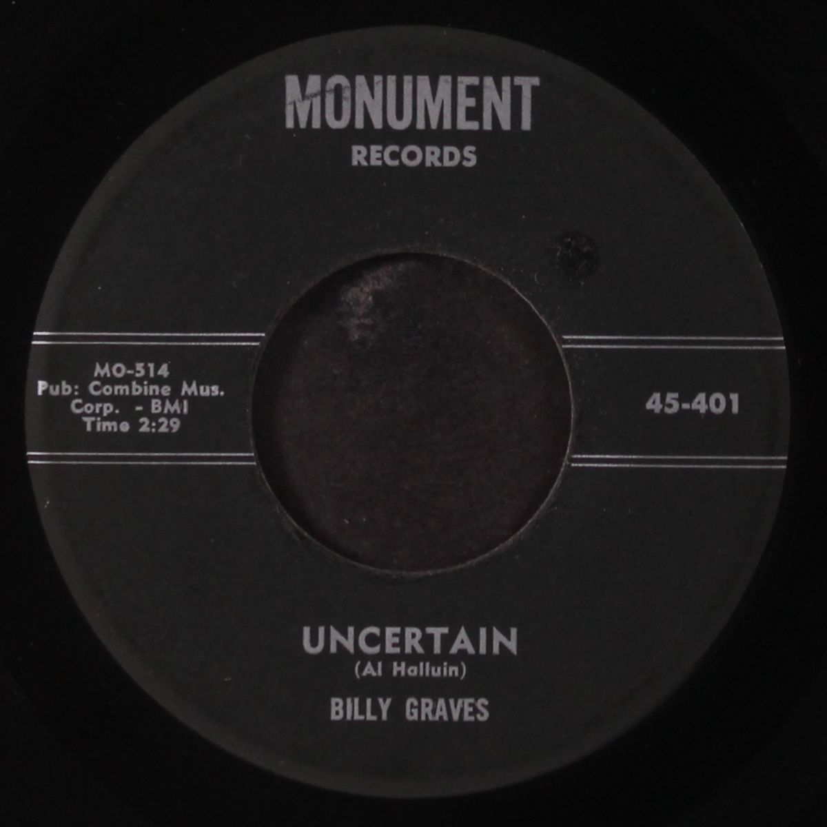 the shag / uncertain by BILLY GRAVES