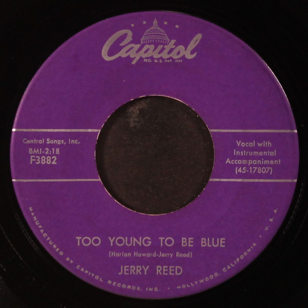 bessie baby / too young to be blue by JERRY REED