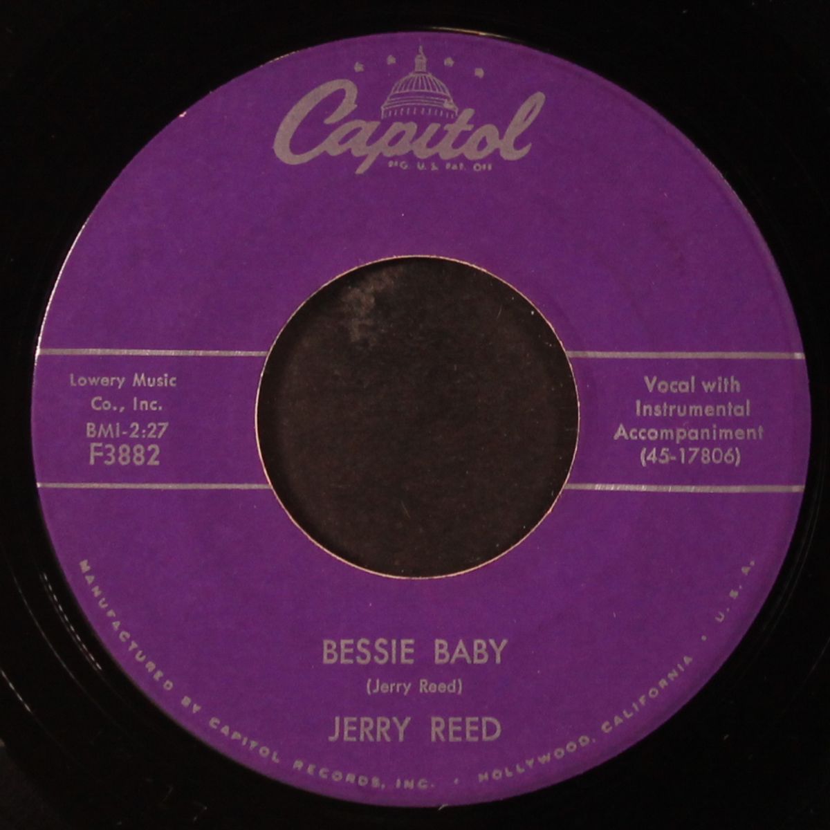 bessie baby / too young to be blue by JERRY REED