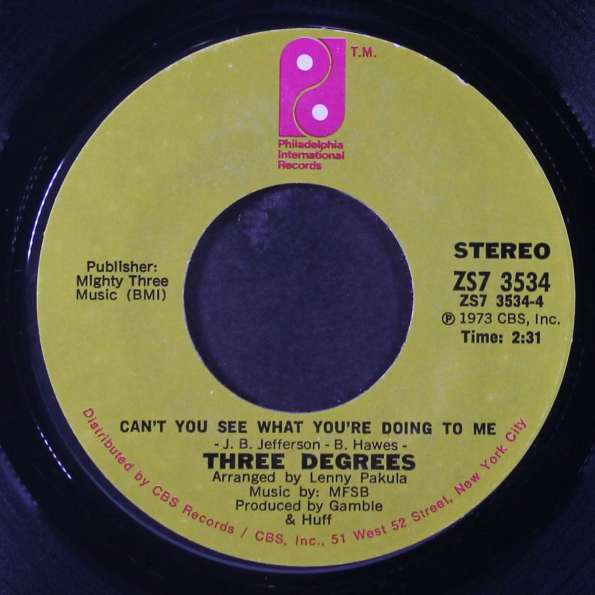 dirty ol man / mono by THREE DEGREES