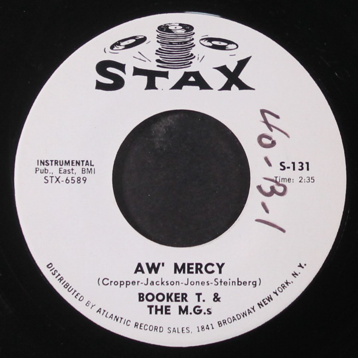 aw' mercy / jelly bread by BOOKER T & THE MG'S
