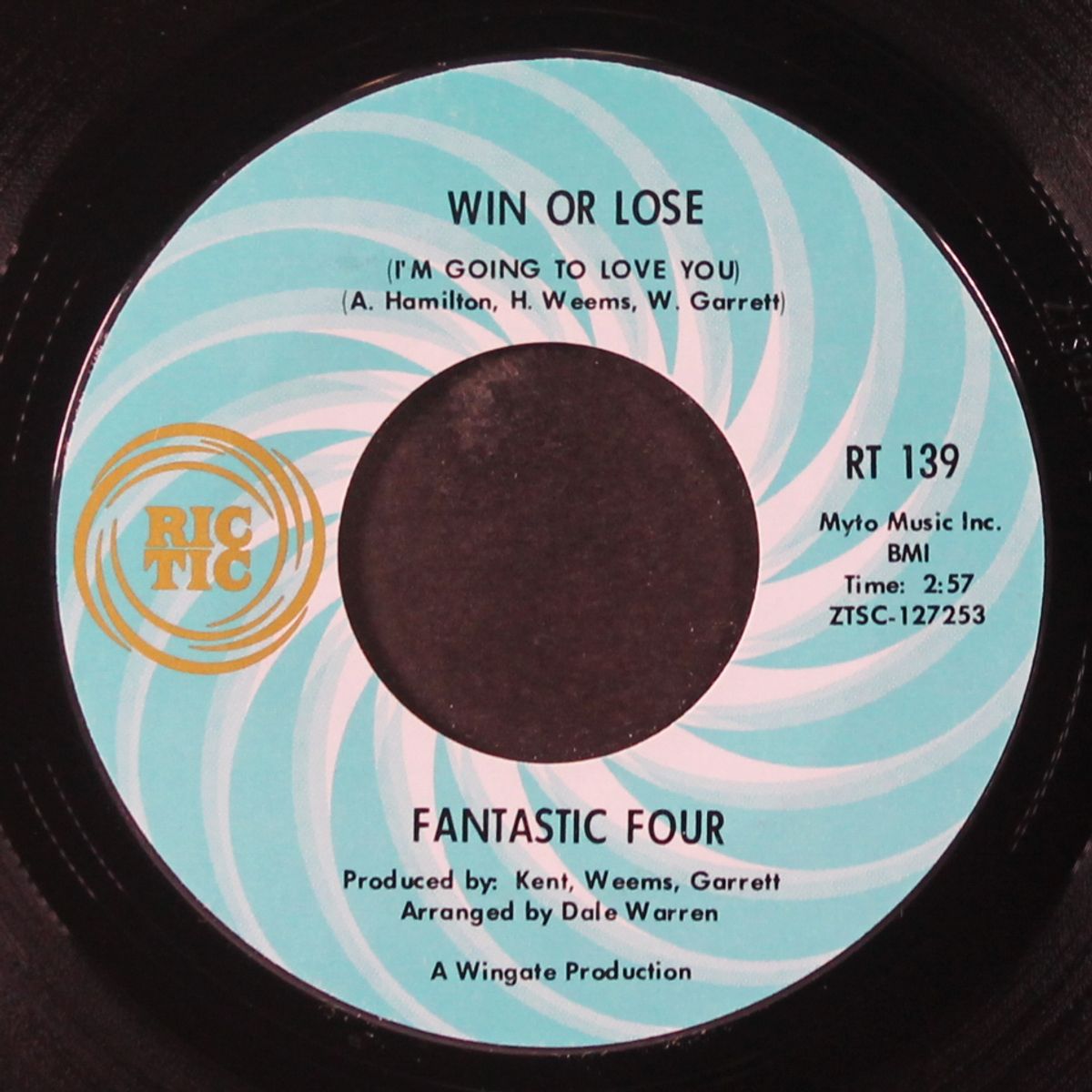 win or lose / i've got to have you by FANTASTIC FOUR