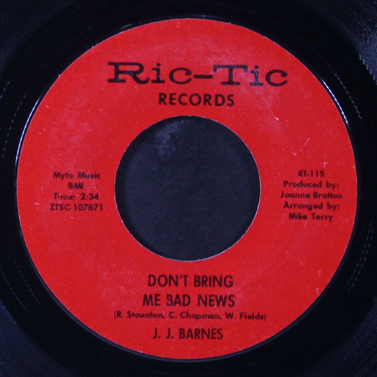 don't bring me bad news / day tripper by J.J. BARNES