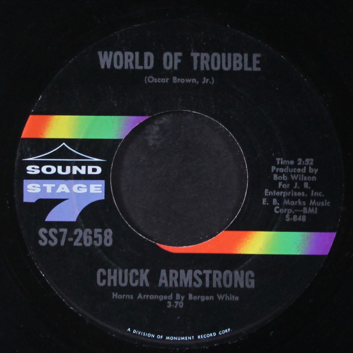 keep your mind on me / world of trouble by CHUCK ARMSTRONG