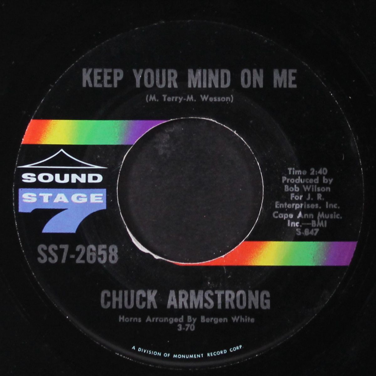 keep your mind on me / world of trouble by CHUCK ARMSTRONG