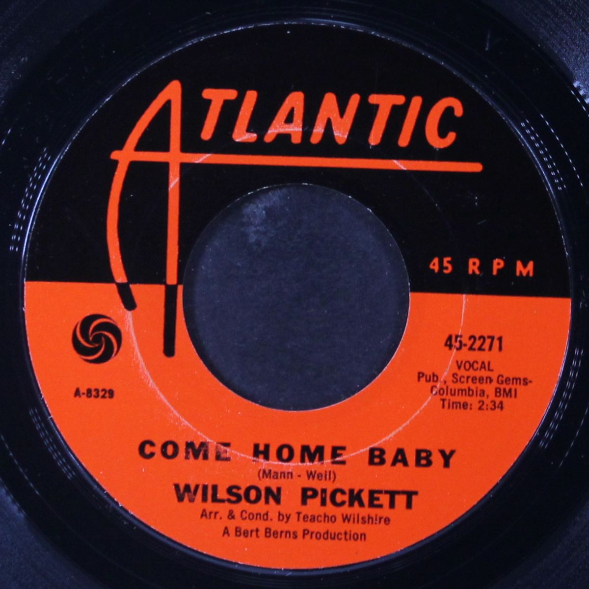 come home baby / take a little love by WILSON PICKETT