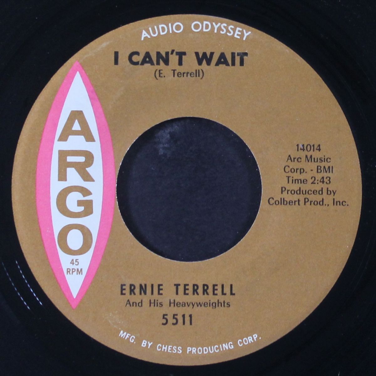 i can't wait / dear abbie by ERNIE TERRELL