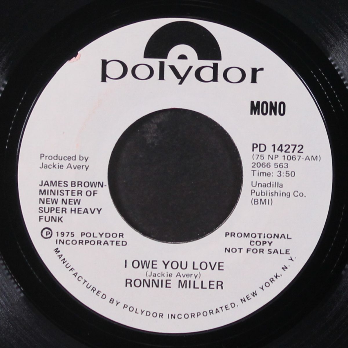 i owe you love / mono by RONNIE MILLER