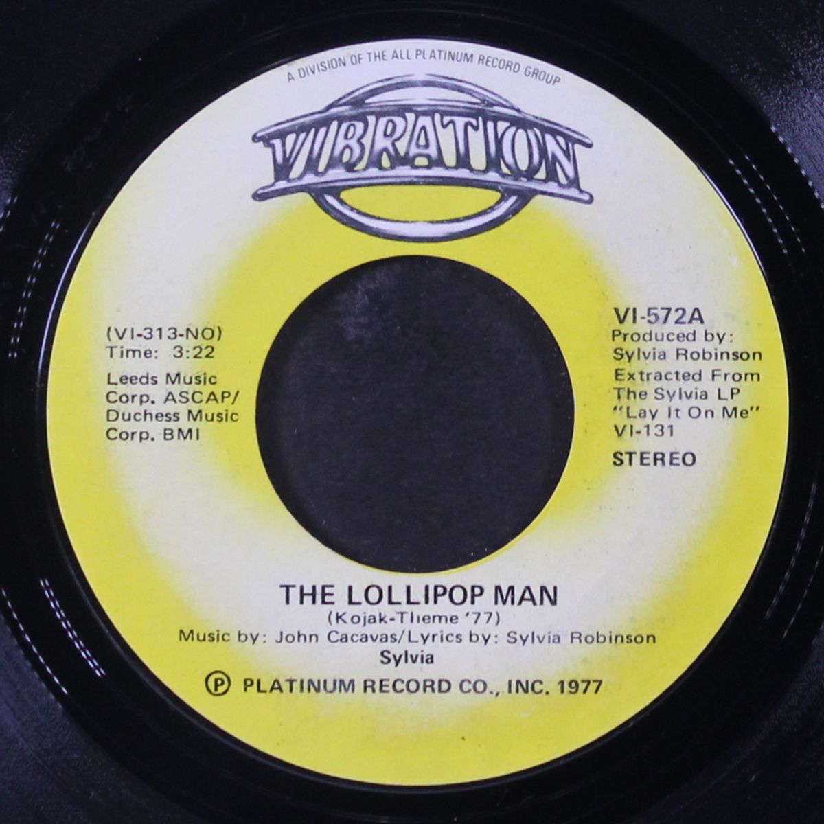 the lollipop man / lay it on me by SYLVIA