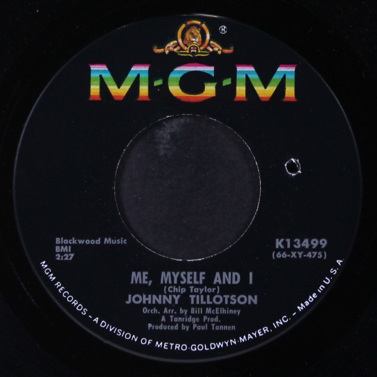 me, myself, and i by JOHNNY TILLOTSON