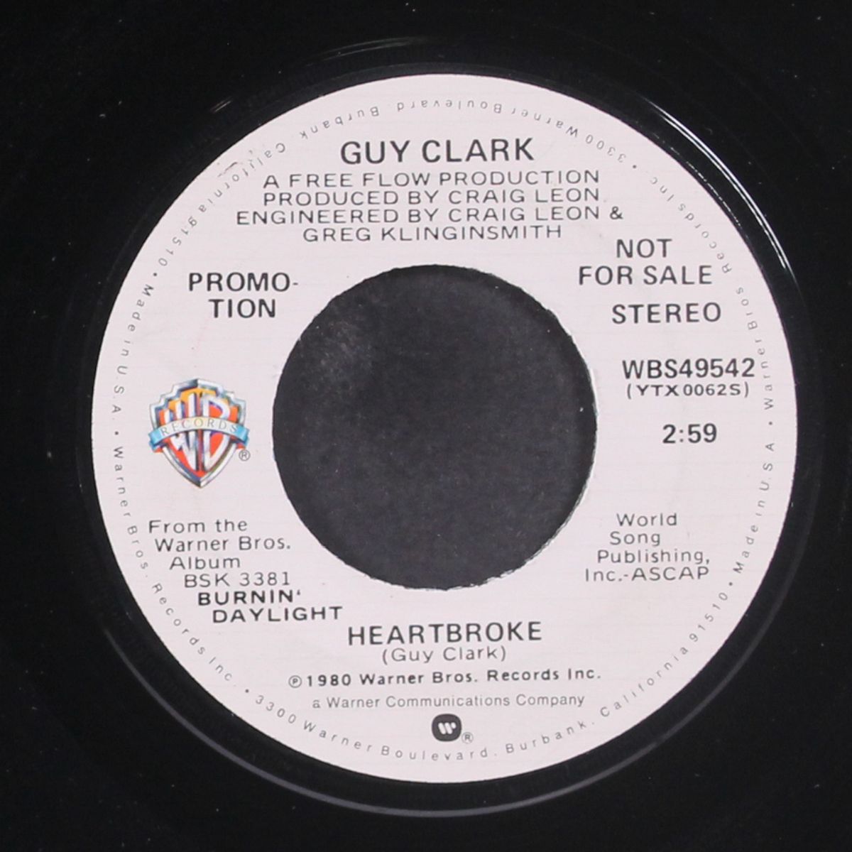 heartbroke / mono by GUY CLARK