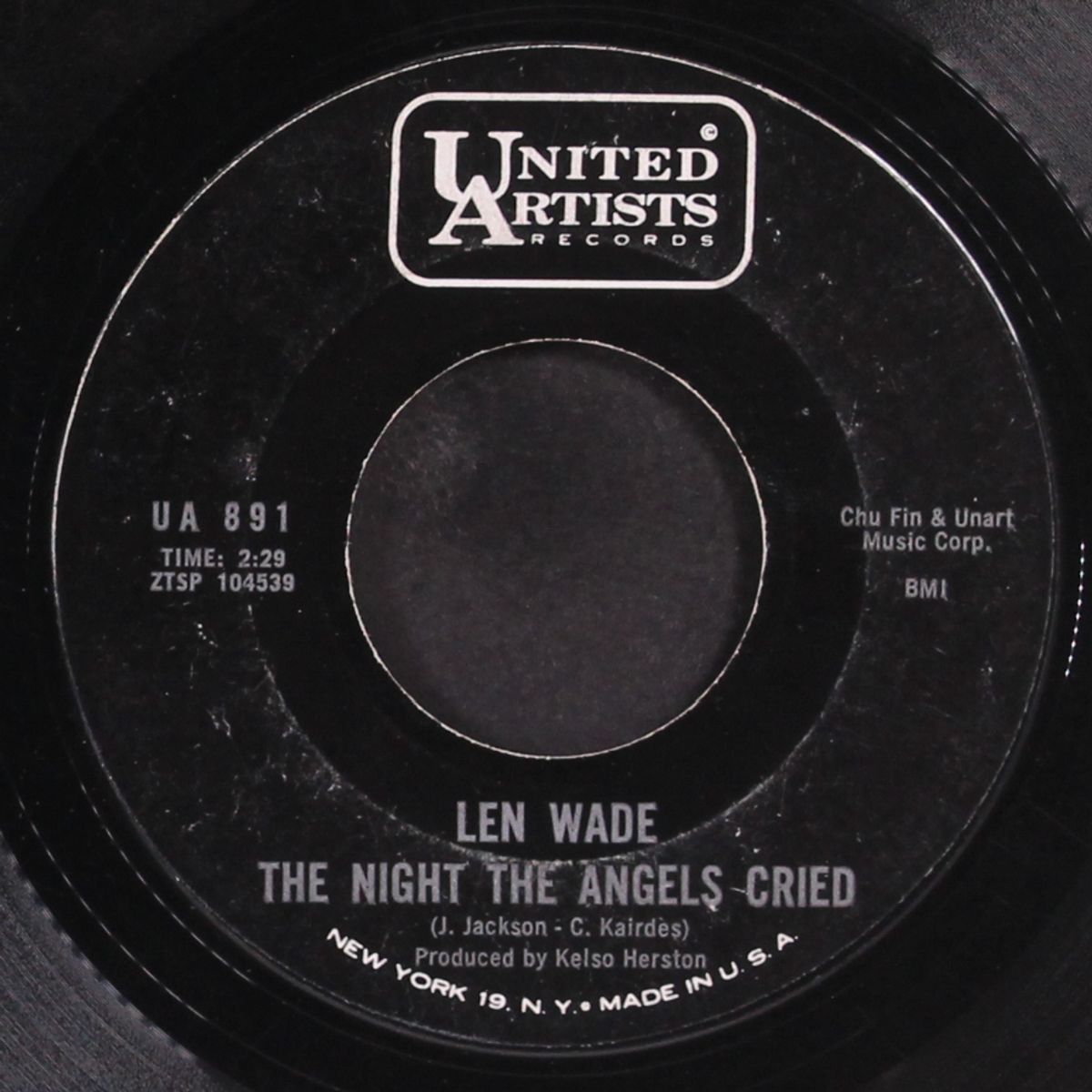 the night the angels cried by LEN WADE