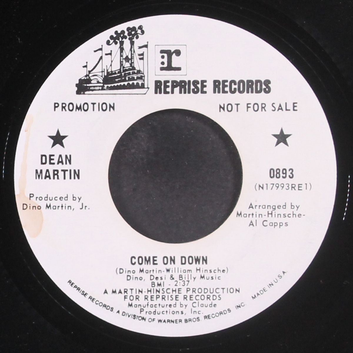 come on down / down home by DEAN MARTIN
