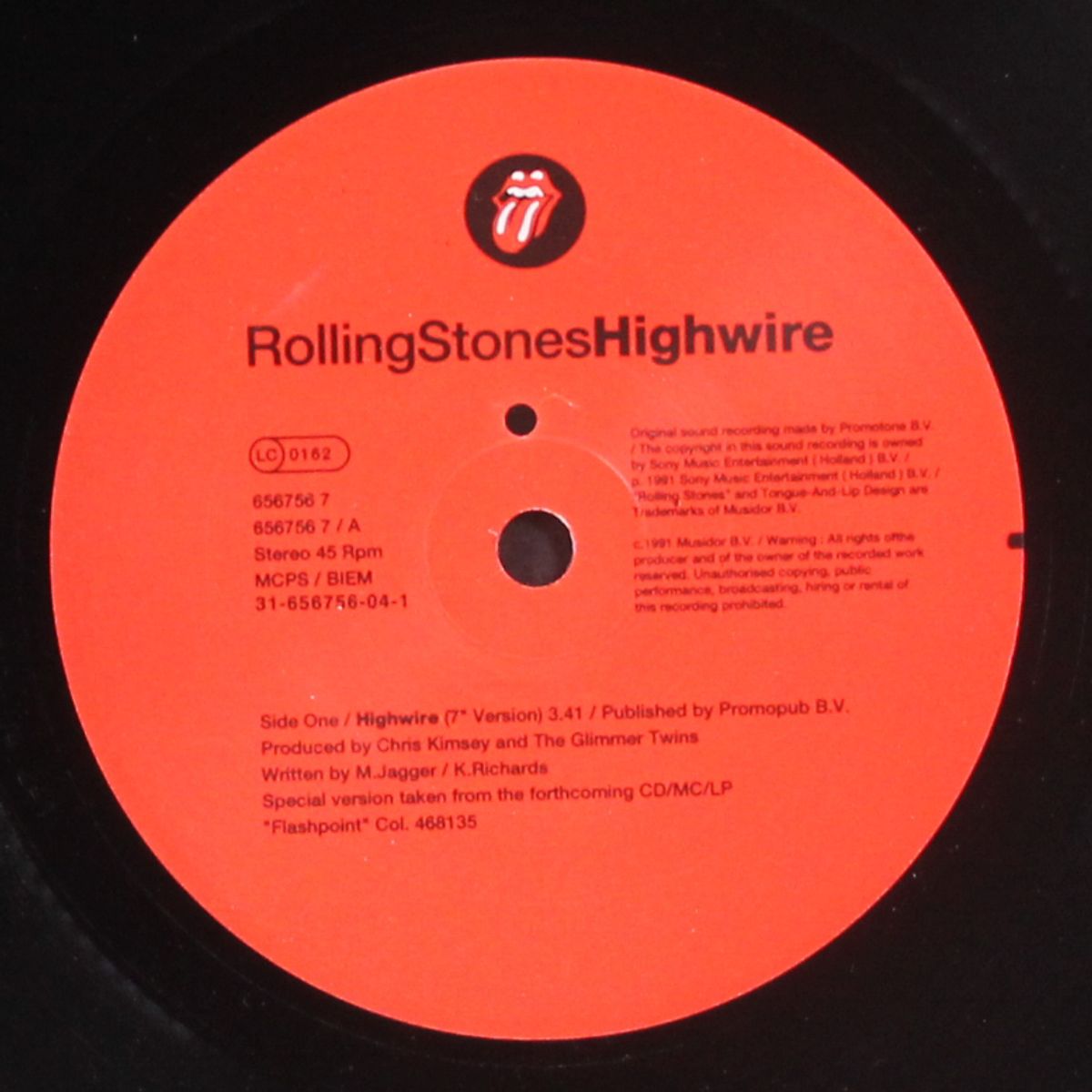 highwire / 2000 light years from home by ROLLING STONES