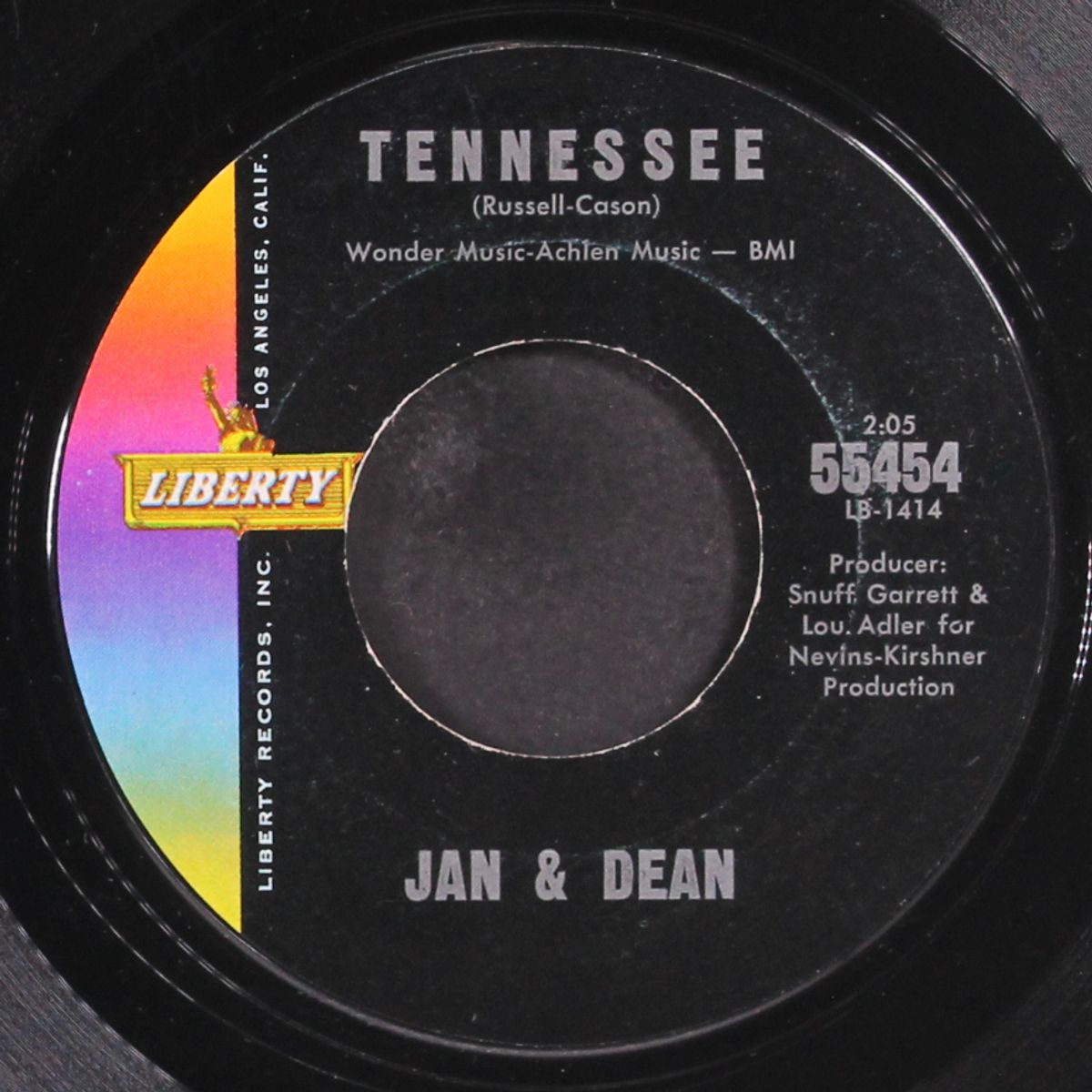 tennessee / your heart has changed its mind by JAN & DEAN