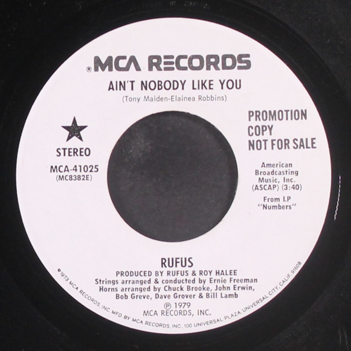 ain't nobody like you / same by RUFUS