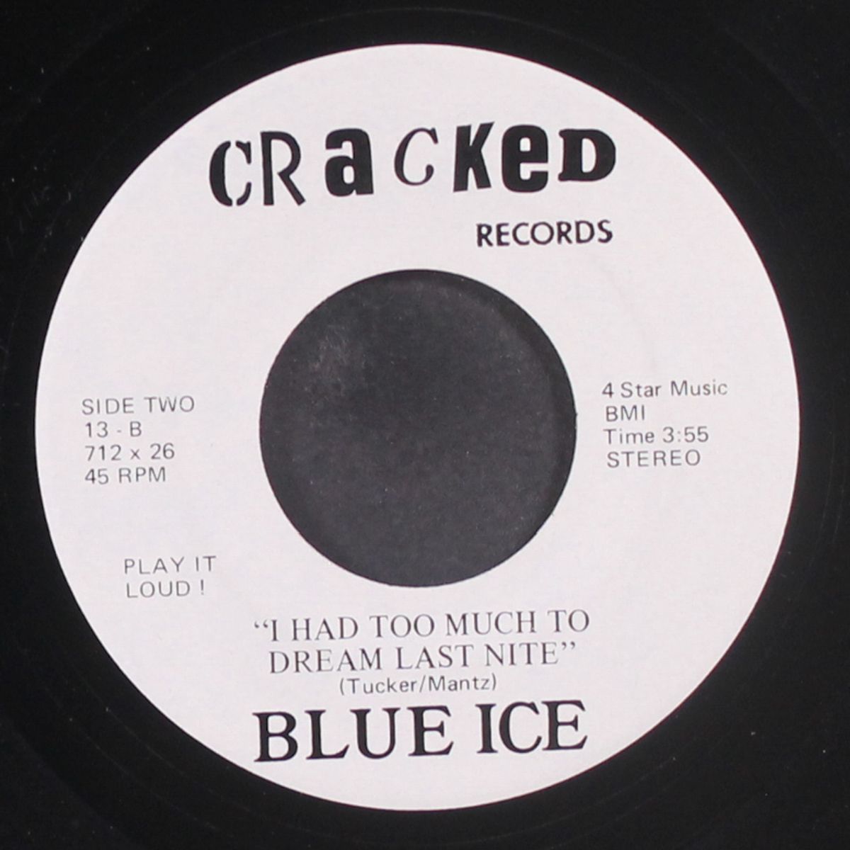 power play / i had too much to dream last nite by BLUE ICE