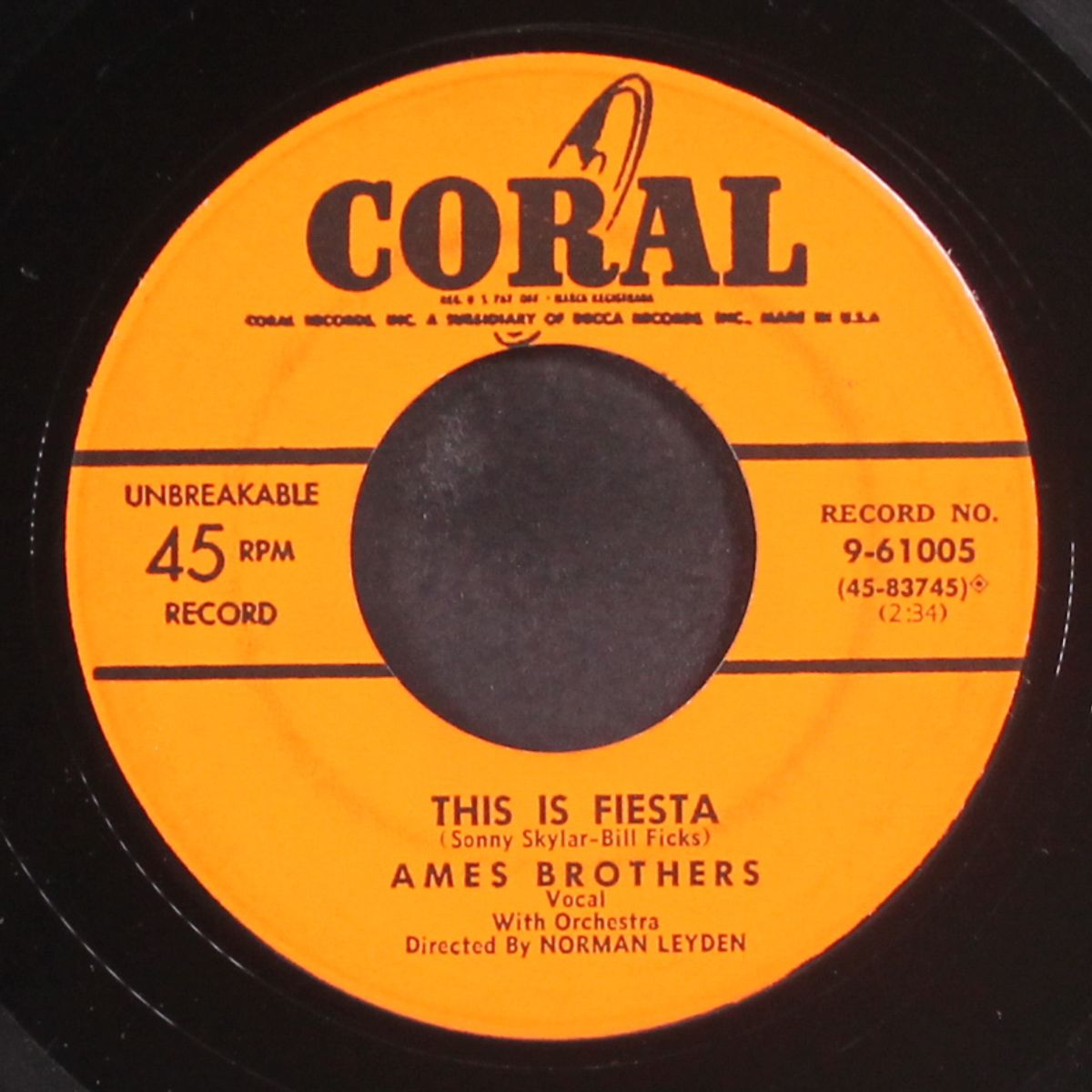always in my dreams / this is fiesta by AMES BROTHERS