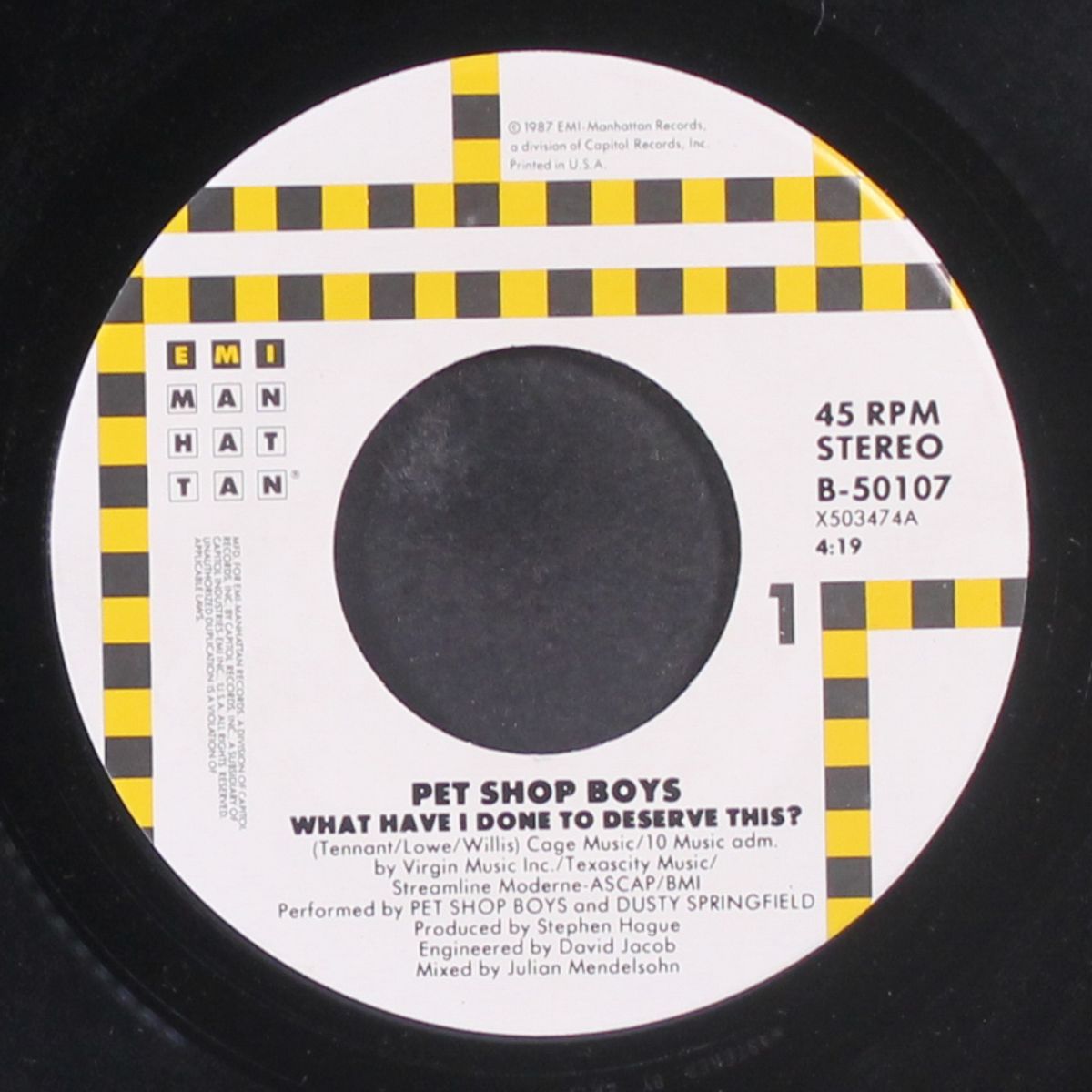 what have i done to deserve this? / a new life by PET SHOP BOYS