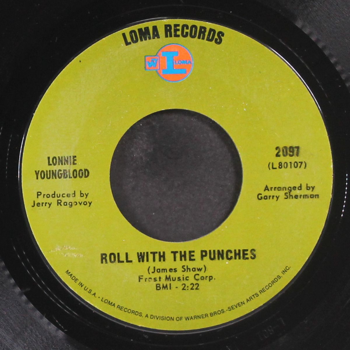 roll with the punches / tomorrow by LONNIE YOUNGBLOOD
