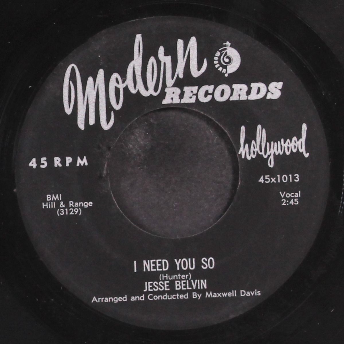 senorita / i need you so by JESSE BELVIN