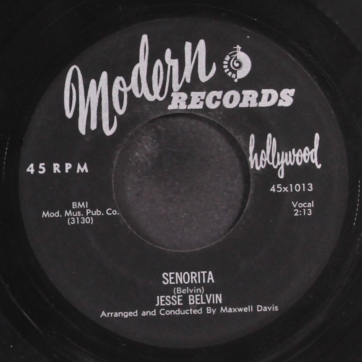 senorita / i need you so by JESSE BELVIN