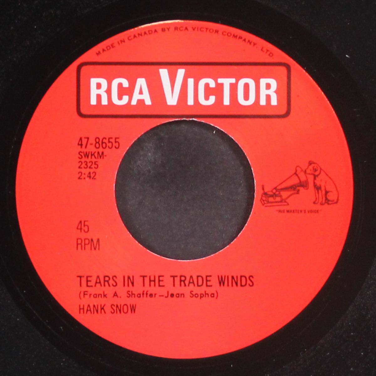the queen of draw poker town / tears in the trade winds by HANK SNOW