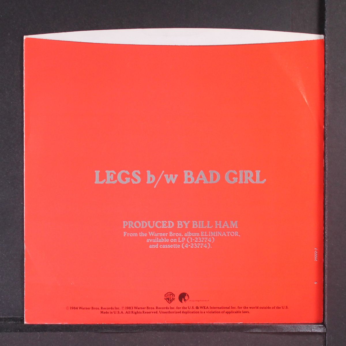 legs / bad girl by ZZ TOP
