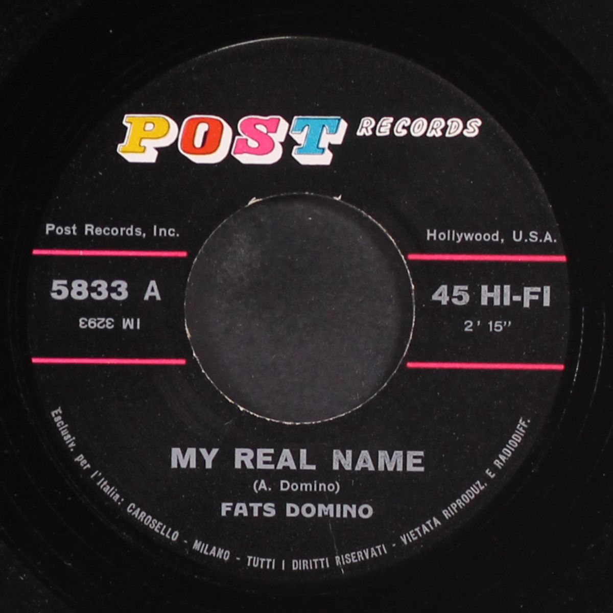 my real name by FATS DOMINO