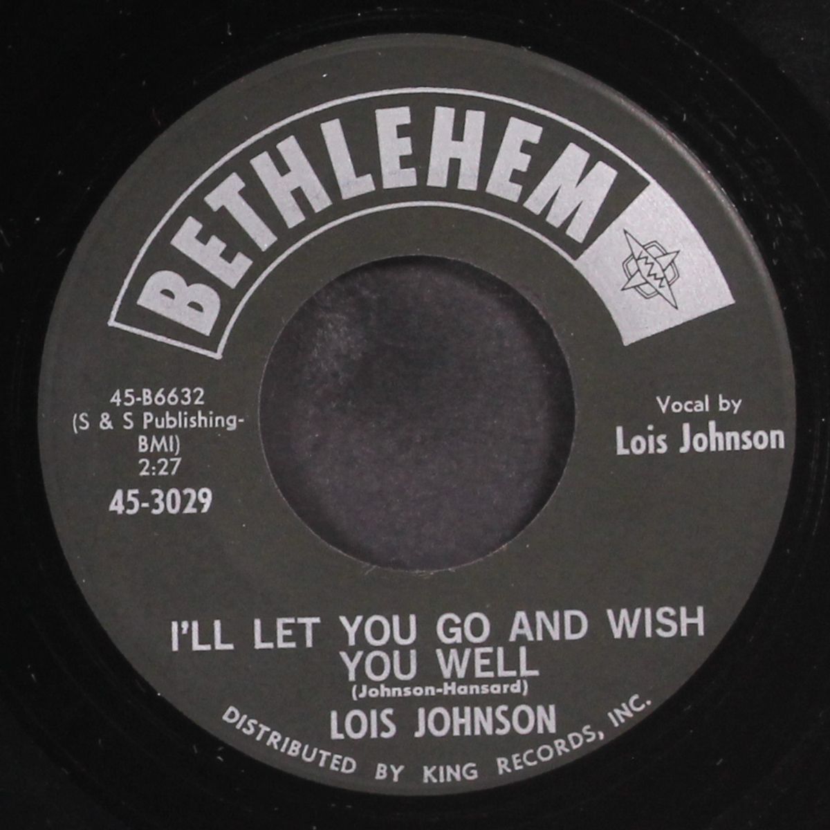 i'll let you go and wish you well / strike three by LOIS JOHNSON