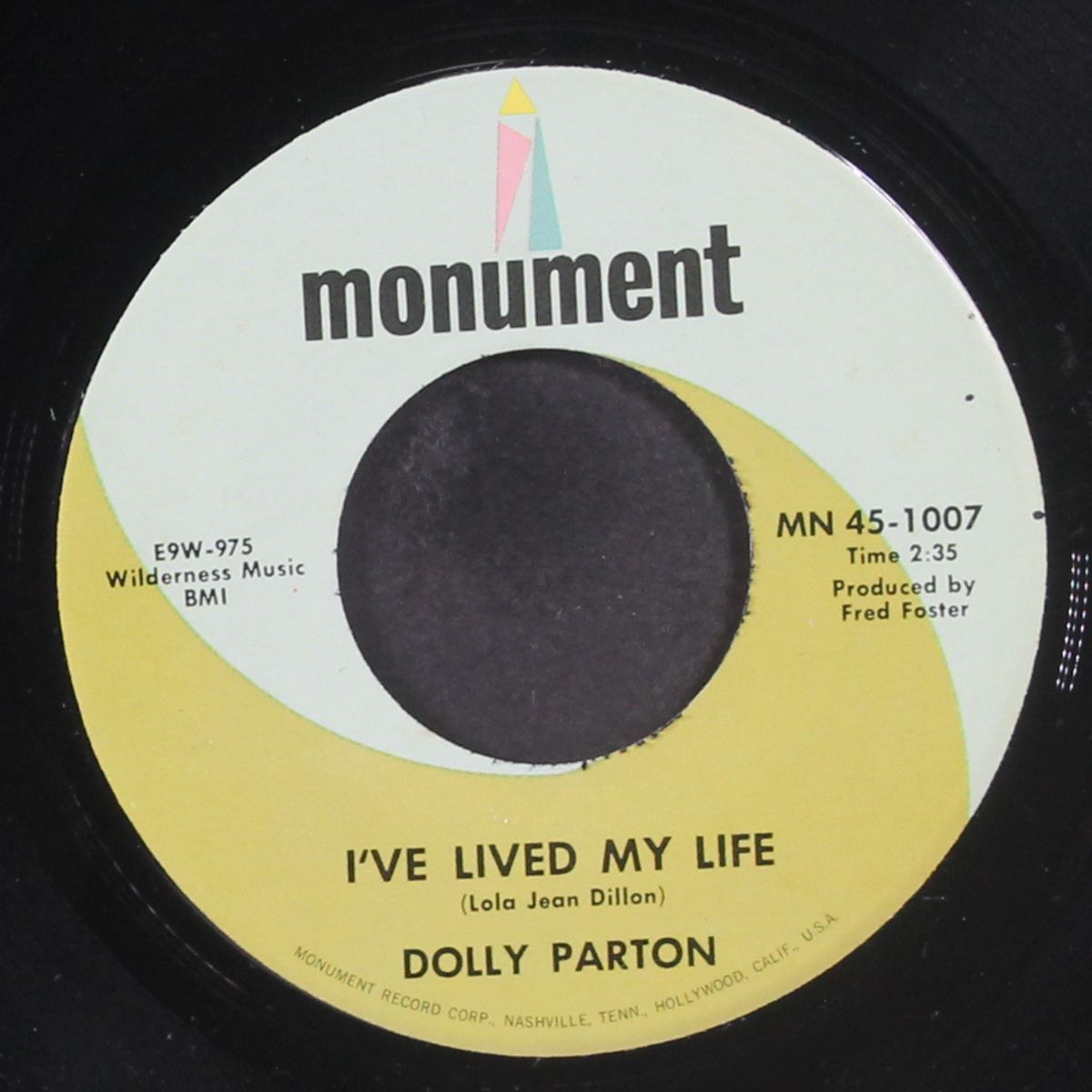 something fishy / i've lived my life by DOLLY PARTON