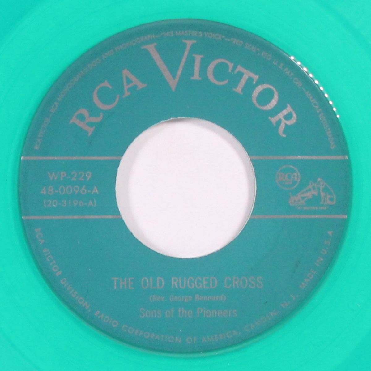 the old rugged cross by SONS OF THE PIONEERS