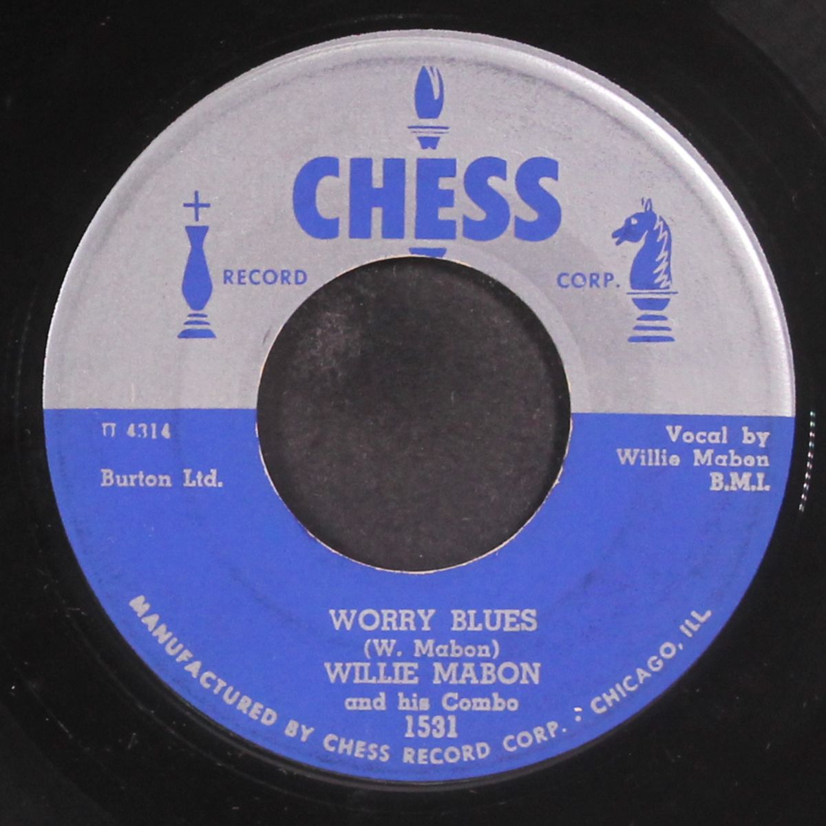i don't know / worry blues by WILLIE MABON