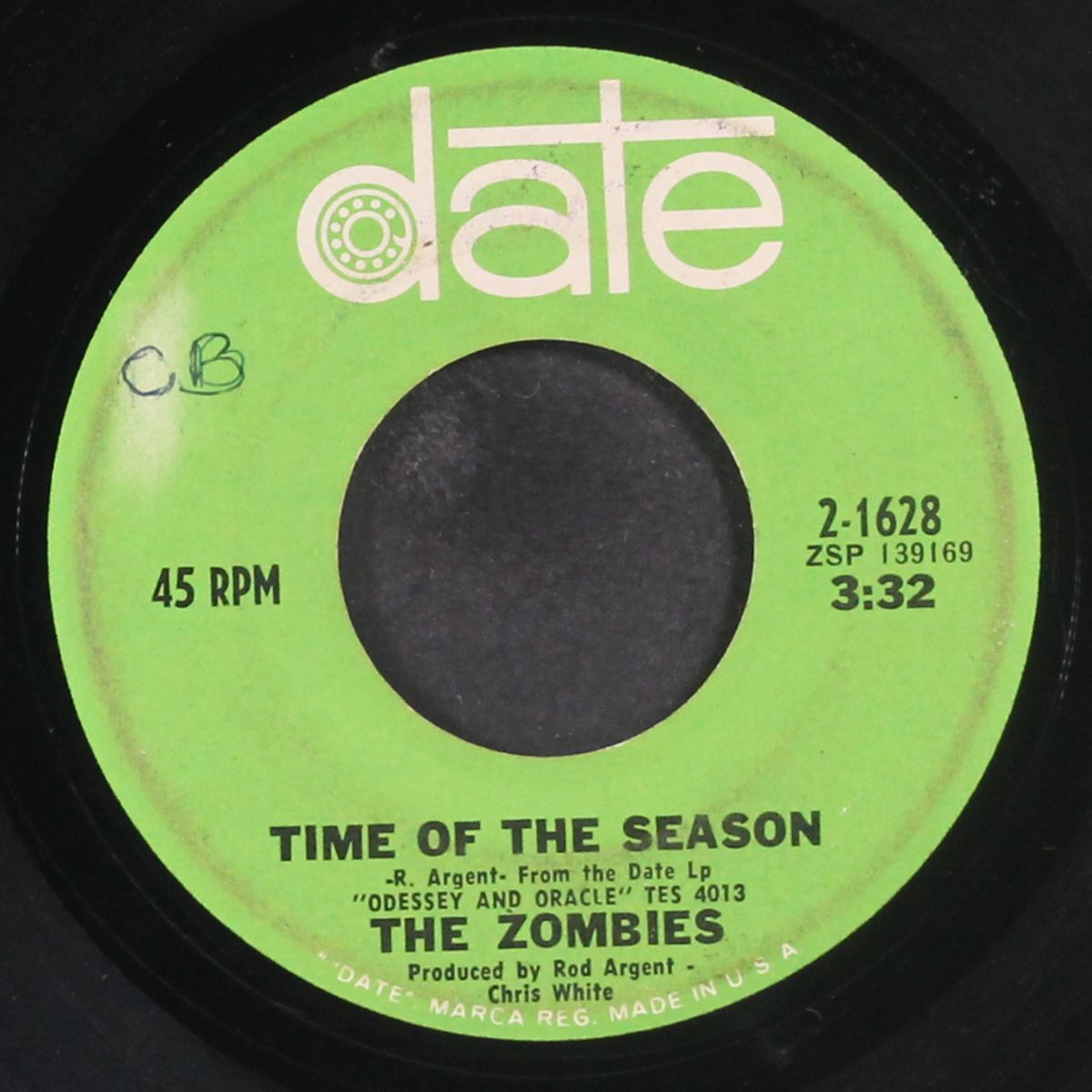 time of the season / friends of mine by ZOMBIES