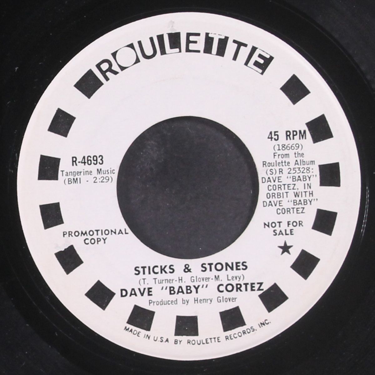 sticks & stones by DAVE 'BABY' CORTEZ