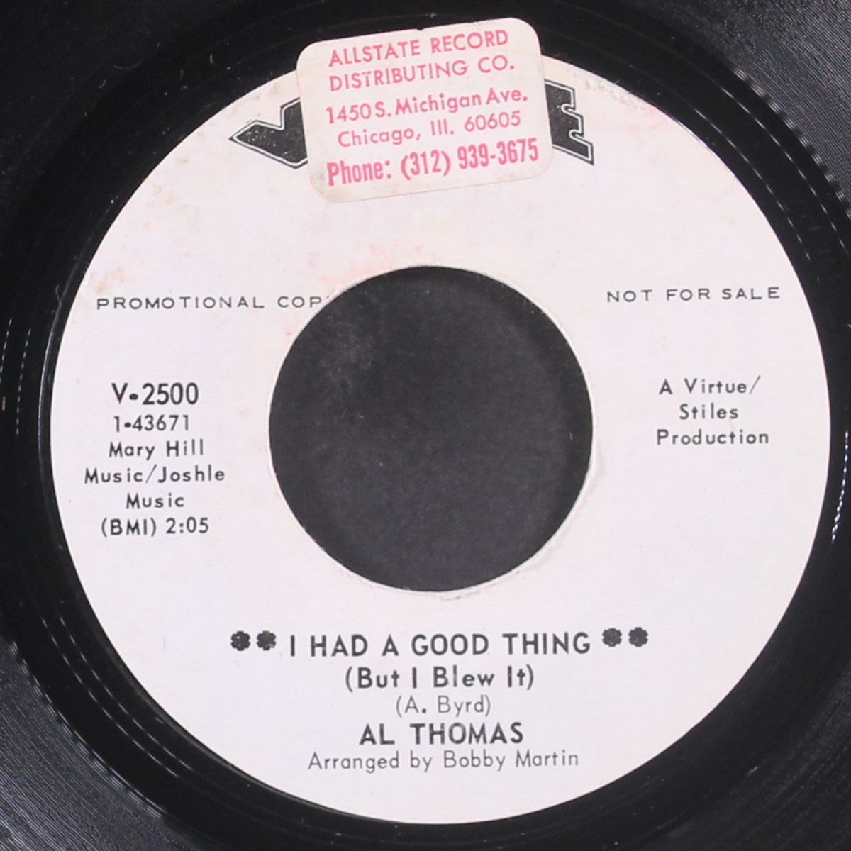 corn bread and molasses / i had a good thing by AL THOMAS
