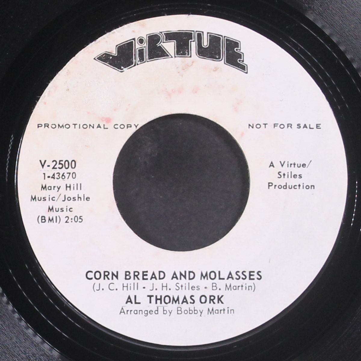 corn bread and molasses / i had a good thing by AL THOMAS