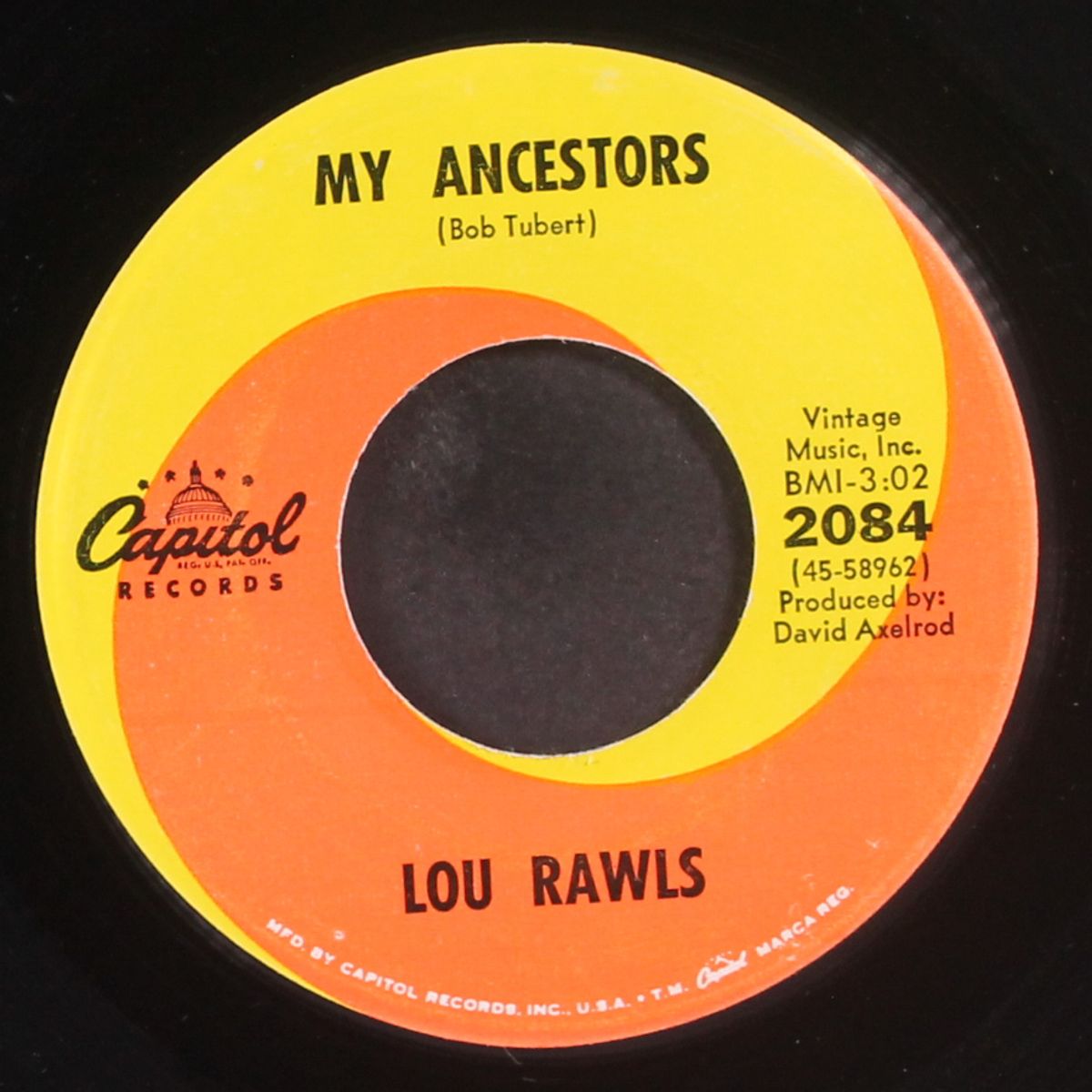 evil woman / my ancestors by LOU RAWLS