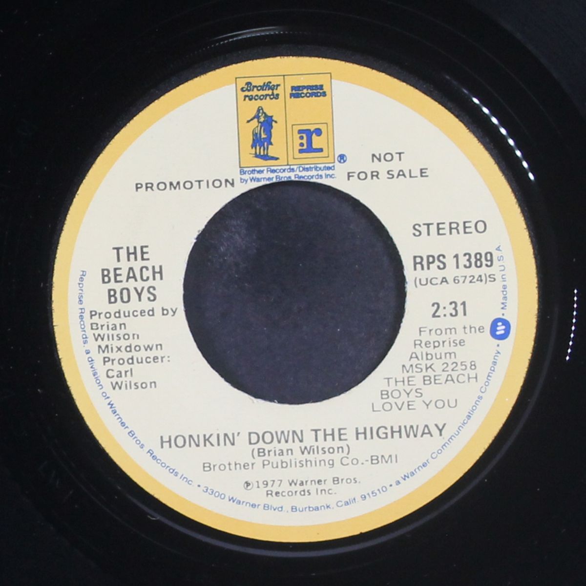 honkin' down the highway / mono by BEACH BOYS