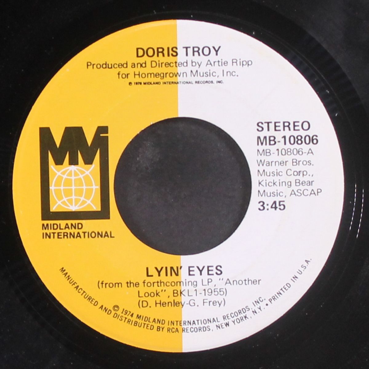 lyin' eyes / give god glory by DORIS TROY